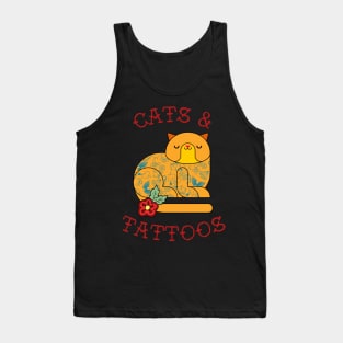 Cats and Tattoos Tank Top